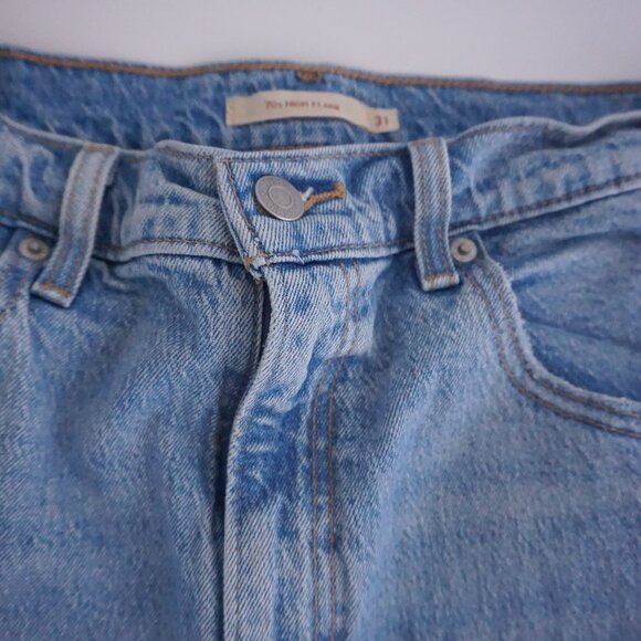 Levi's Light Blue Flare Jeans - Picture 8 of 16